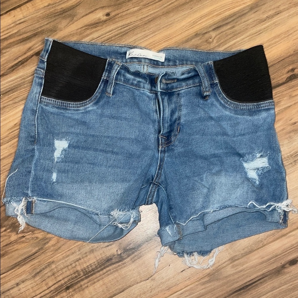 Stylish Blue Denim Women's Shorts